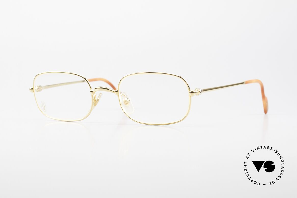 Cartier Deimios - M Brille Von 1998 Medium Size, feine vintage Cartier Luxus-Brille der späten 1990er, Passend für Herren und Damen