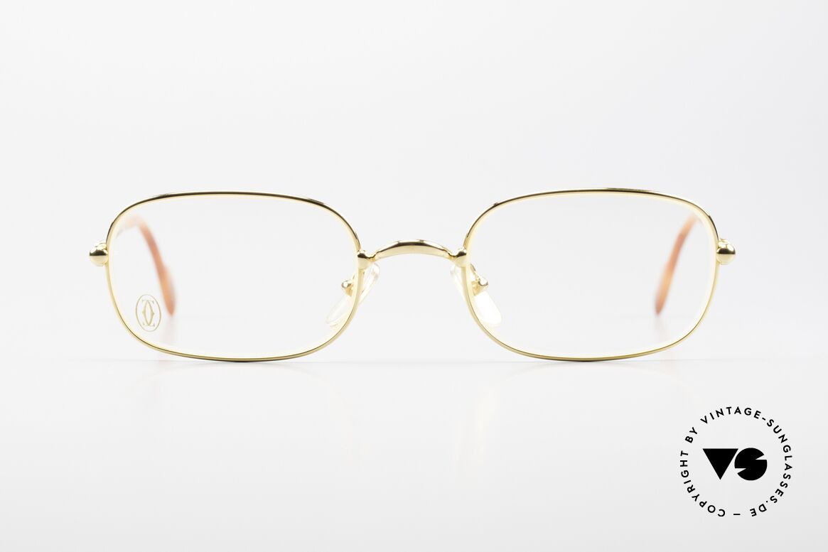 Cartier Deimios - M Brille Von 1998 Medium Size, Deimios = Mod. aus der Cartier 'Thin Rim' Collection, Passend für Herren und Damen