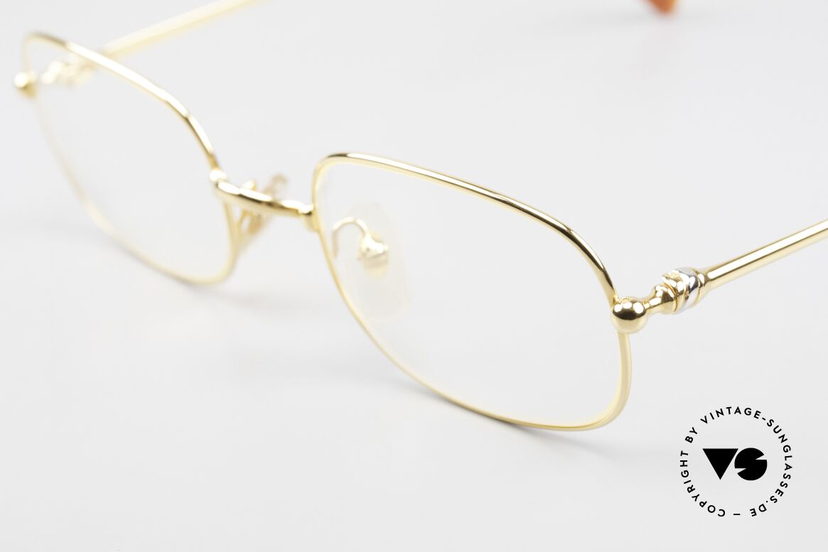Cartier Deimios - M Brille Von 1998 Medium Size, vergoldete Metall-Fassung; medium Größe 52-21, 135, Passend für Herren und Damen