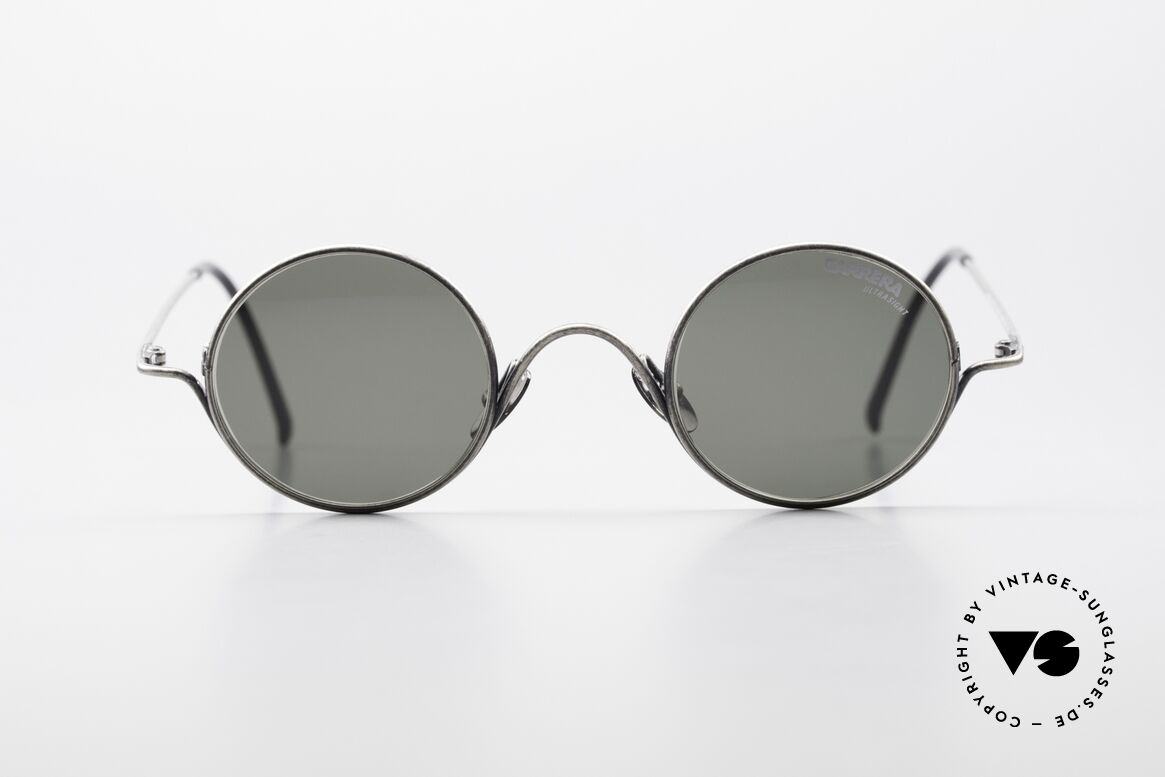 Carrera 5790 Kleine Runde Vintage Brille, kleine runde Carrera Sonnenbrille aus den 90ern, Passend für Herren und Damen