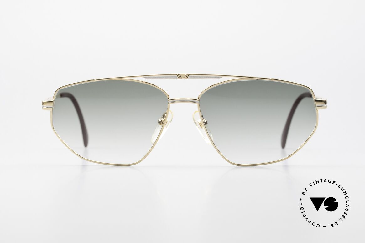 Roman Rothschild R1040 Palladium Sonnenbrille 18kt, sämtlich Rothschild Modelle sind 18Kt / 20Kt vergoldet, Passend für Herren