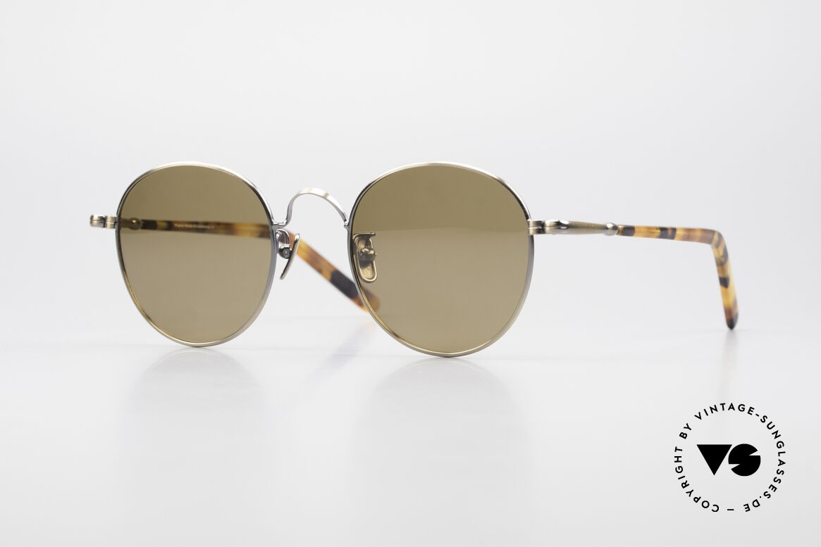 Lunor VA 111 Panto Sonnenbrille Polarized, LUNOR = ehrliches Handwerk mit Liebe zum Detail, Passend für Herren