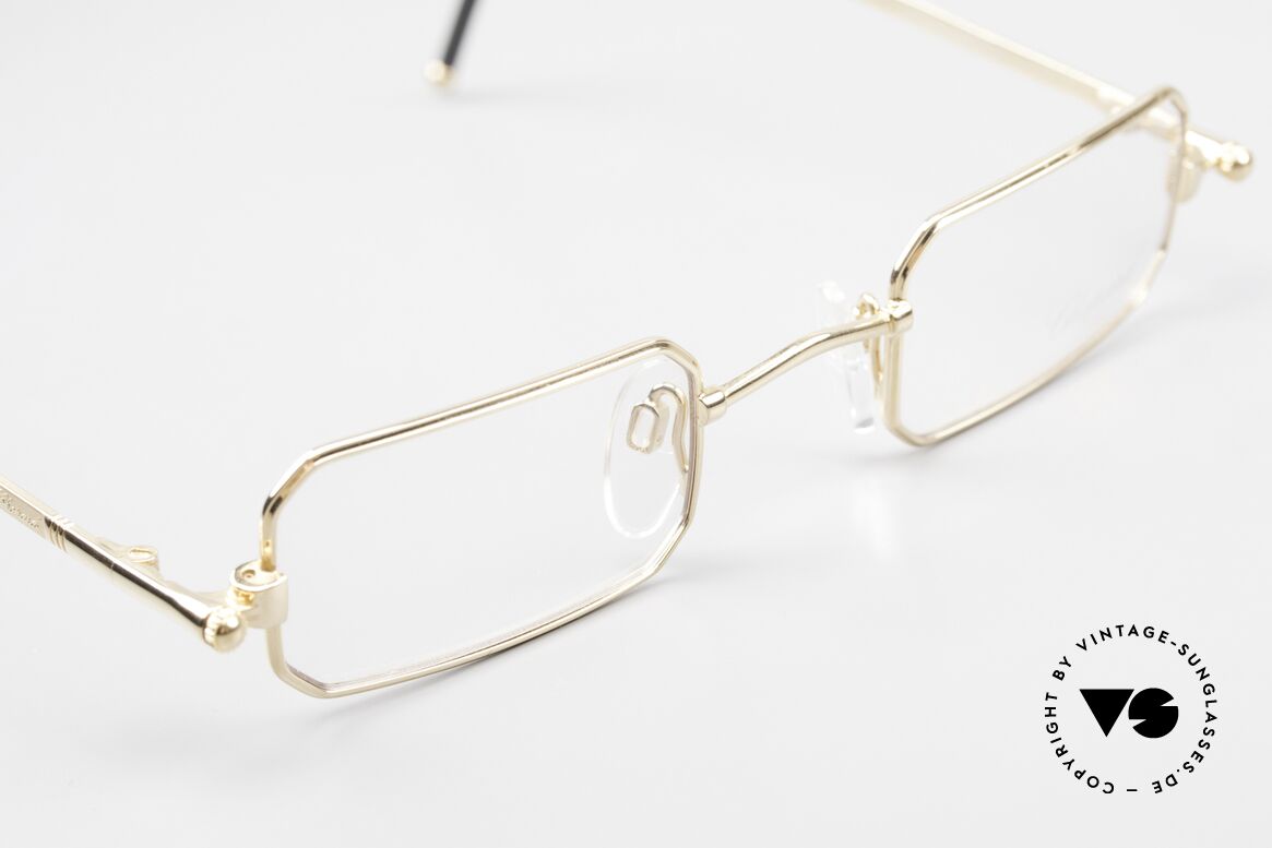 Chopard C002 Achteckige Luxus Fassung 90er, ungetragen (wie alle unsere Chopard Originalbrillen), Passend für Herren und Damen