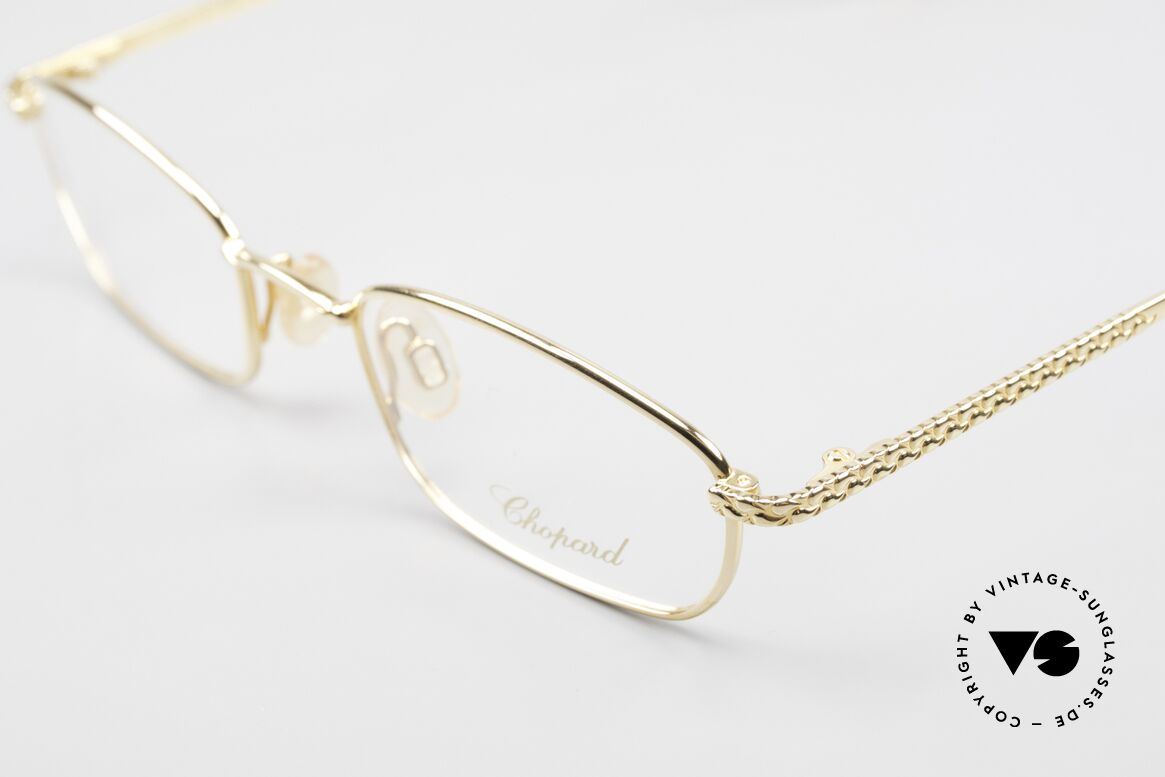 Chopard C052 Vintage Damenbrille Luxus, Fassung ist 23kt vergoldet (inkl. Verpackung & Etui), Passend für Damen