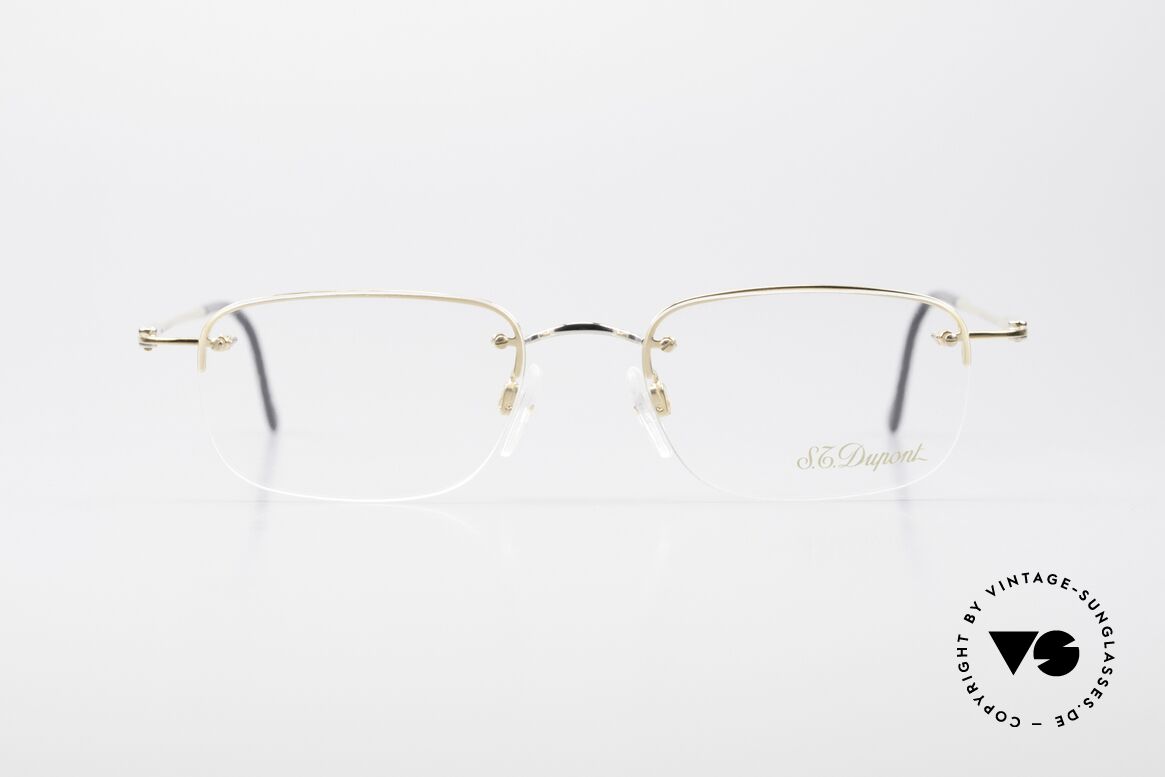 S.T. Dupont D523 Randlose Brille 2000er Avance, randlos; Gläser sind mit Schrauben am Rahmen fixiert, Passend für Herren und Damen