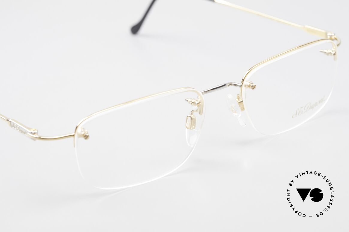 S.T. Dupont D523 Randlose Brille 2000er Avance, ungetragen (wie all unsere St. Dupont vintage Brillen), Passend für Herren und Damen