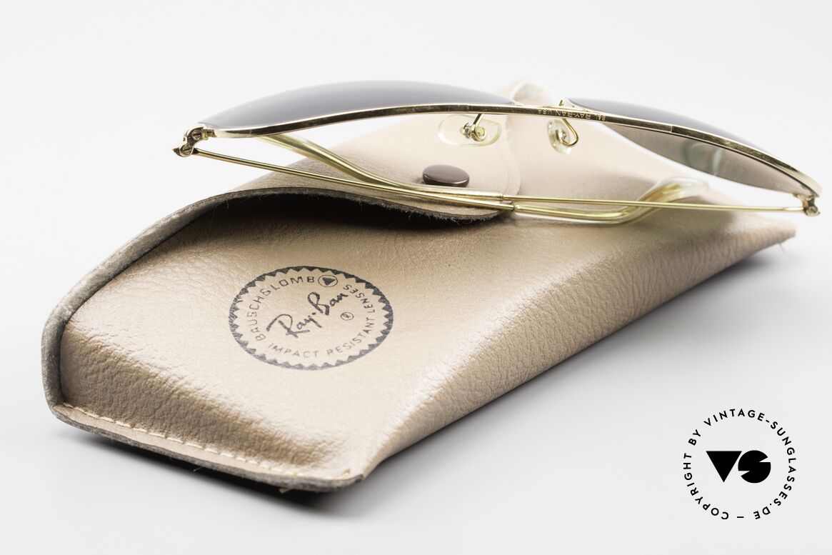 Ray Ban Large Metal II 80er Pilotenbrille Aviator, KEINE Retromode, sondern ein altes USA-Original, Passend für Herren