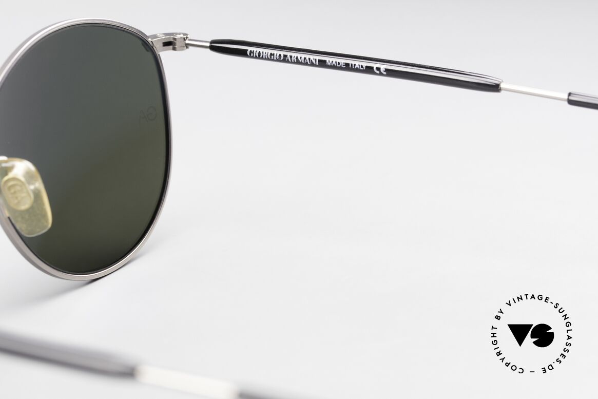 Giorgio Armani 627 Vintage Panto Sonnenbrille, Größe: small, Passend für Herren und Damen