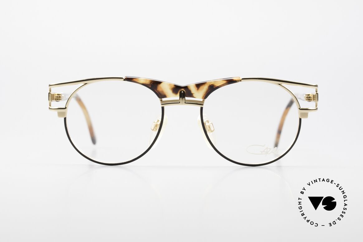 Cazal 244 90er Vintage Brille Panto Stil, alte, elegante CAZAL Designerbrille der 1990er, Passend für Herren und Damen