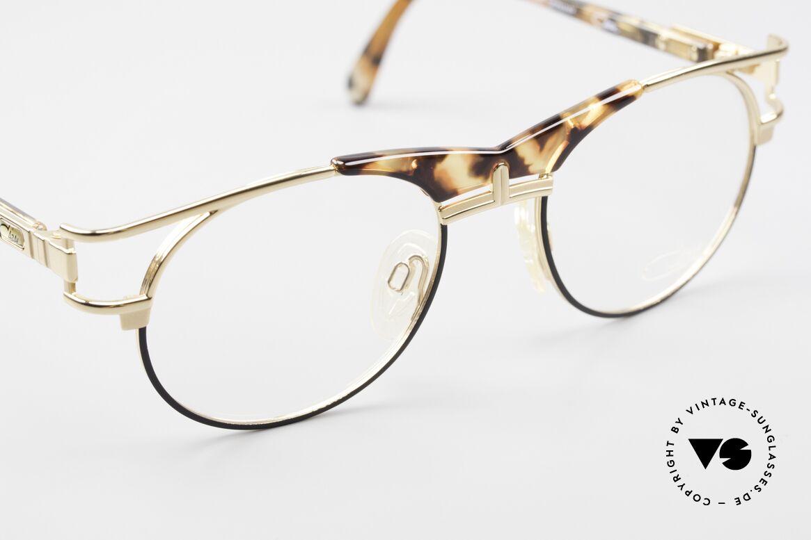 Cazal 244 90er Vintage Brille Panto Stil, KEINE Retrobrille; ein 25 Jahre altes ORIGINAL, Passend für Herren und Damen