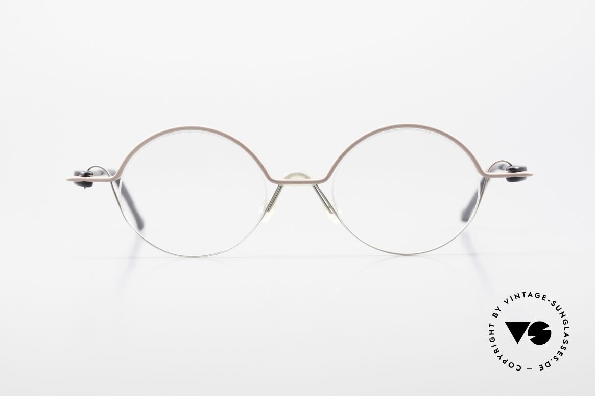 ProDesign No23 Gail Spence Design Brille 90er, vintage Aluminium Rahmen im Gail Spence Design, Passend für Herren und Damen