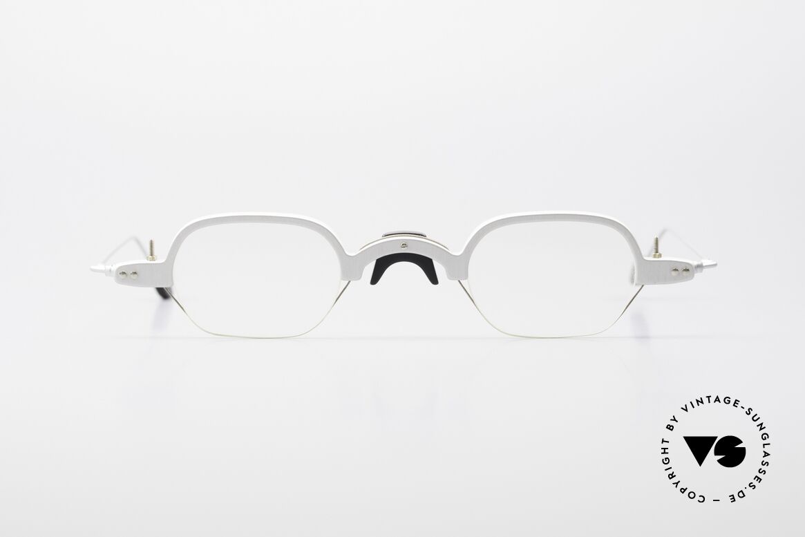 MDG Bauhaus 5004 Puristische Lesebrille 90er, MDG 5004: minimalistische Lesebrille im Bauhaus Stil, Passend für Herren und Damen