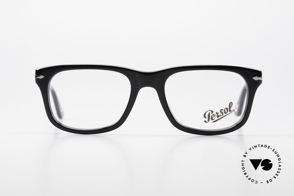 Persol 3029 Markante Persol Brille Unisex, Persol Brille, Modell 3029 in Medium Größe 52/19, Passend für Herren und Damen