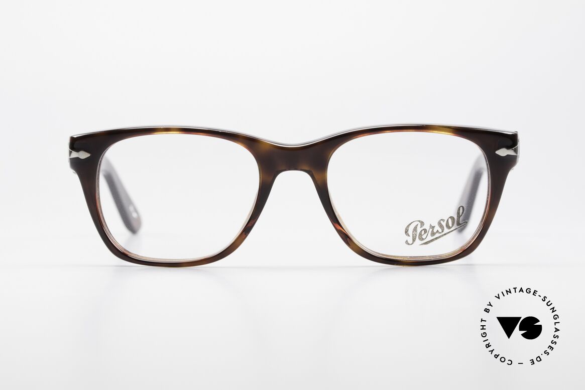 Persol 3039 Zeitlose Designer-Fassung, Persol 3039: neue markante Designerbrille, Größe 50/19, Passend für Herren und Damen