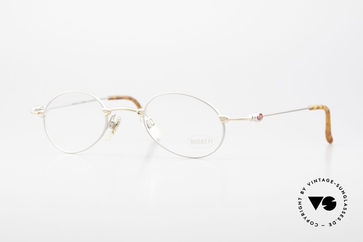 Bugatti 10759 Vintage Brille Herren 90er, sehr leichte 90er Herren Designerbrille von BUGATTI, Passend für Herren