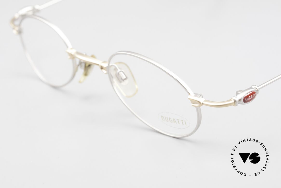 Bugatti 10759 Vintage Brille Herren 90er, ungetragene Rarität (inkl. Bugatti Etui und Verpackung), Passend für Herren