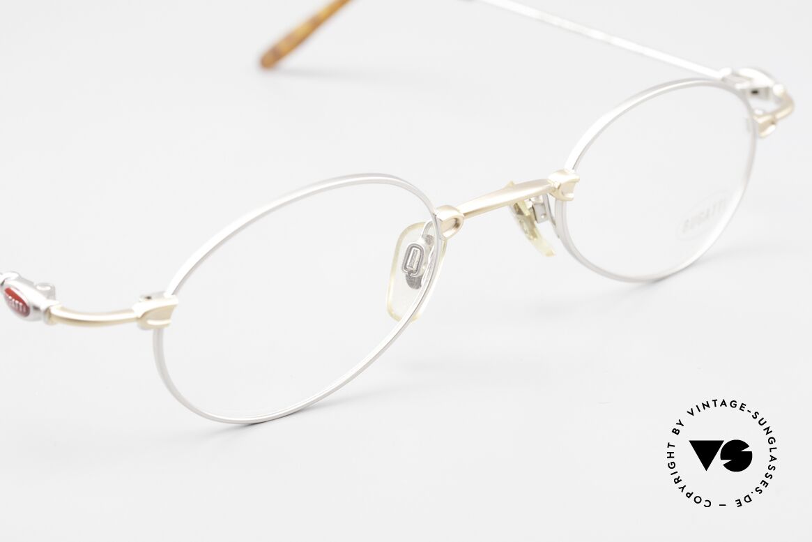 Bugatti 10759 Vintage Brille Herren 90er, KEINE Retrobrille; ein ORIGINAL aus den späten 90ern!, Passend für Herren