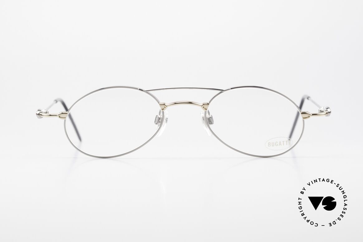 Bugatti 10892 Vintage Herrenbrille 1990er, Material und Verarbeitung auf Top-Niveau in Gr. 50°21, Passend für Herren