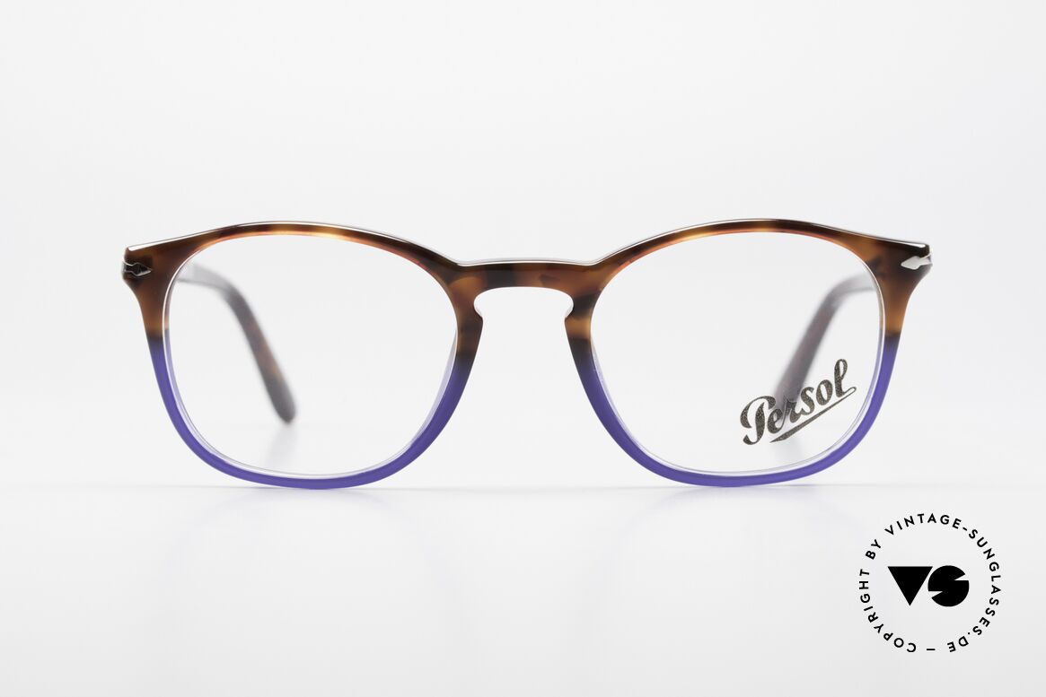 Persol 3007 Terrae Oceano Edition Small, Persol Brille, Modell 3007 in SMALL Größe 48-19, Passend für Herren und Damen