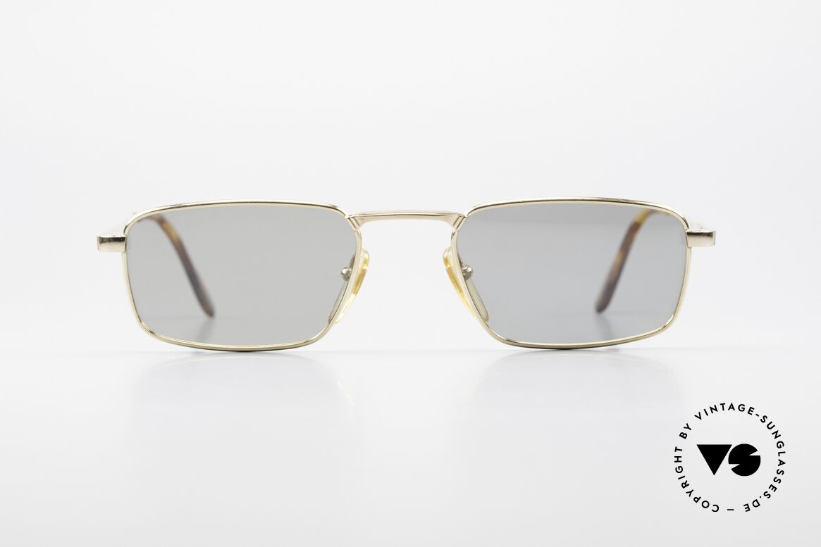 Henry Jullien Epsom Walzgold Doublé Herrenbrille, vintage Henry Jullien EPSOM Sonnenbrille von 1989, Passend für Herren