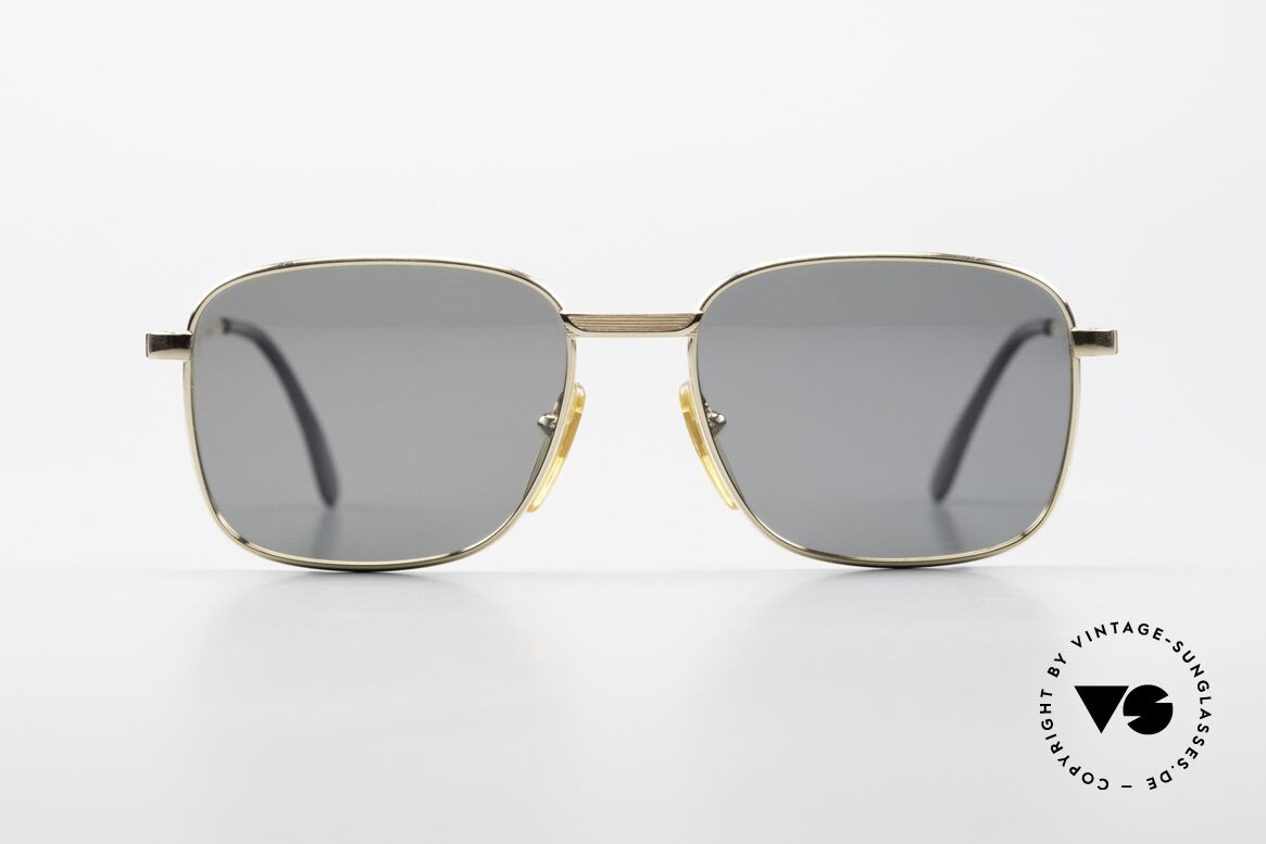 Henry Jullien Cougar Alte Brille Walzgold Doublé, alte Henry Jullien Sonnenbrille von 1989; COUGAR!, Passend für Herren