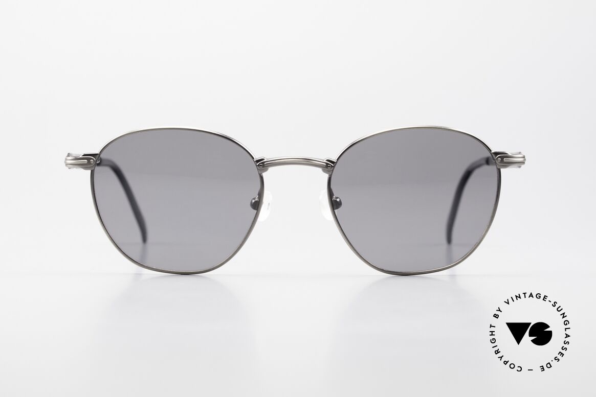 Jean Paul Gaultier 57-3178 Damen Und Herren Sonnenbrille, eine sehr leichte Fassung aus gebürstetem Metall, Passend für Herren und Damen