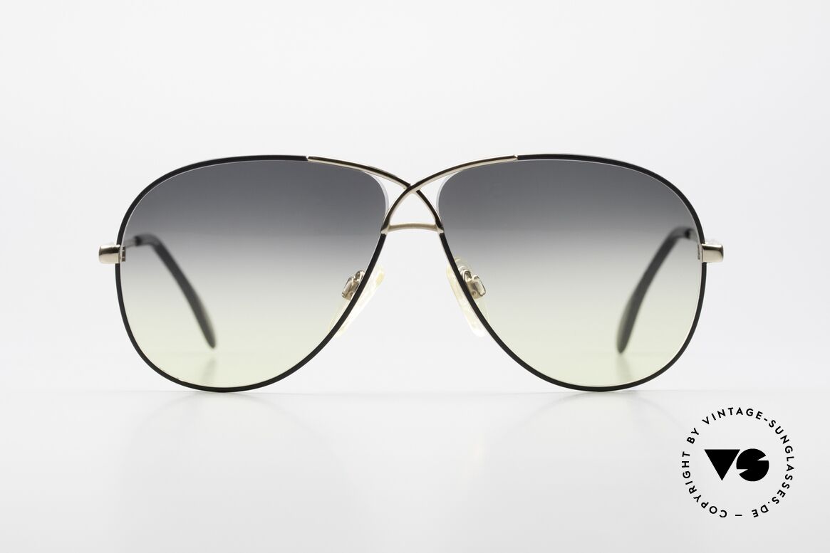 Cazal 728 Designer Piloten Sonnenbrille, CAZALs Antwort auf den Ray-Ban Aviator Style, Passend für Herren und Damen