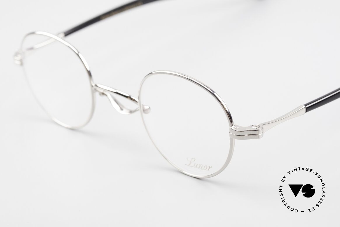 Lunor Swing A 32 Panto Vintage Brille Mit Schwing Steg, ungetragen (wie alle unseren alten Lunor Klassiker), Passend für Herren und Damen