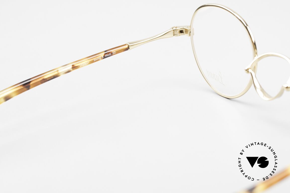 Lunor Swing A 32 Panto Brille Schwing Steg Vergoldet, Größe: small, Passend für Herren und Damen Lunor Swing A 32 Panto Brille Schwing Steg Vergoldet, Größe: small, Passend für Herren und Damen
