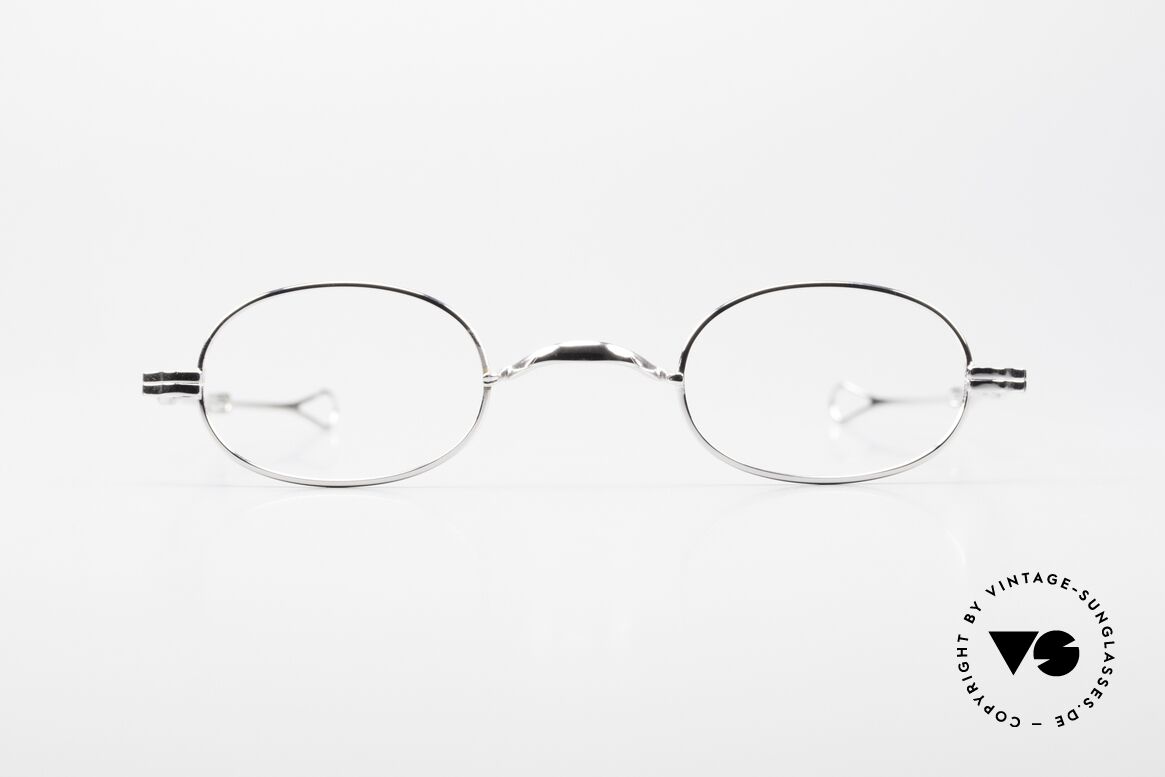 Lunor I 08 Telescopic Vintage Brille Platin Plattiert, Lunor Brillen = zeitlose Klassiker; platin-plattiert, Passend für Herren und Damen