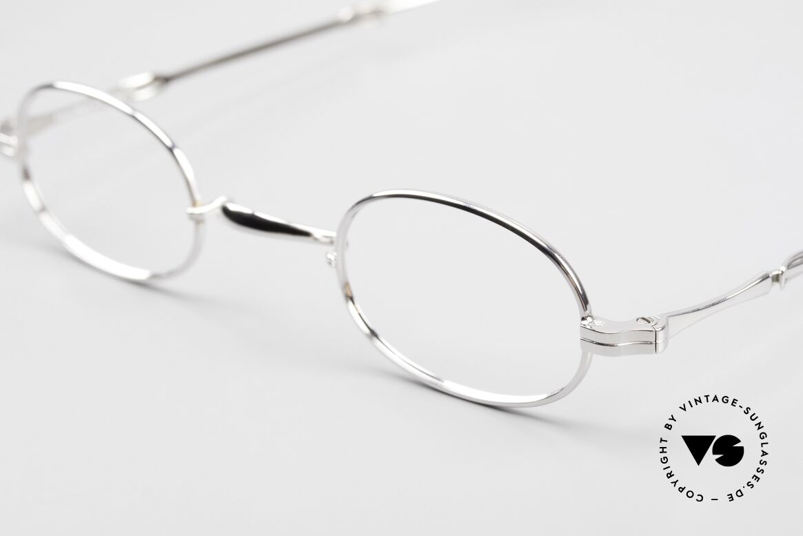 Lunor I 08 Telescopic Vintage Brille Platin Plattiert, Lunor "I 08", Gr. 40/26, Bügellänge 118 bis 155mm, Passend für Herren und Damen