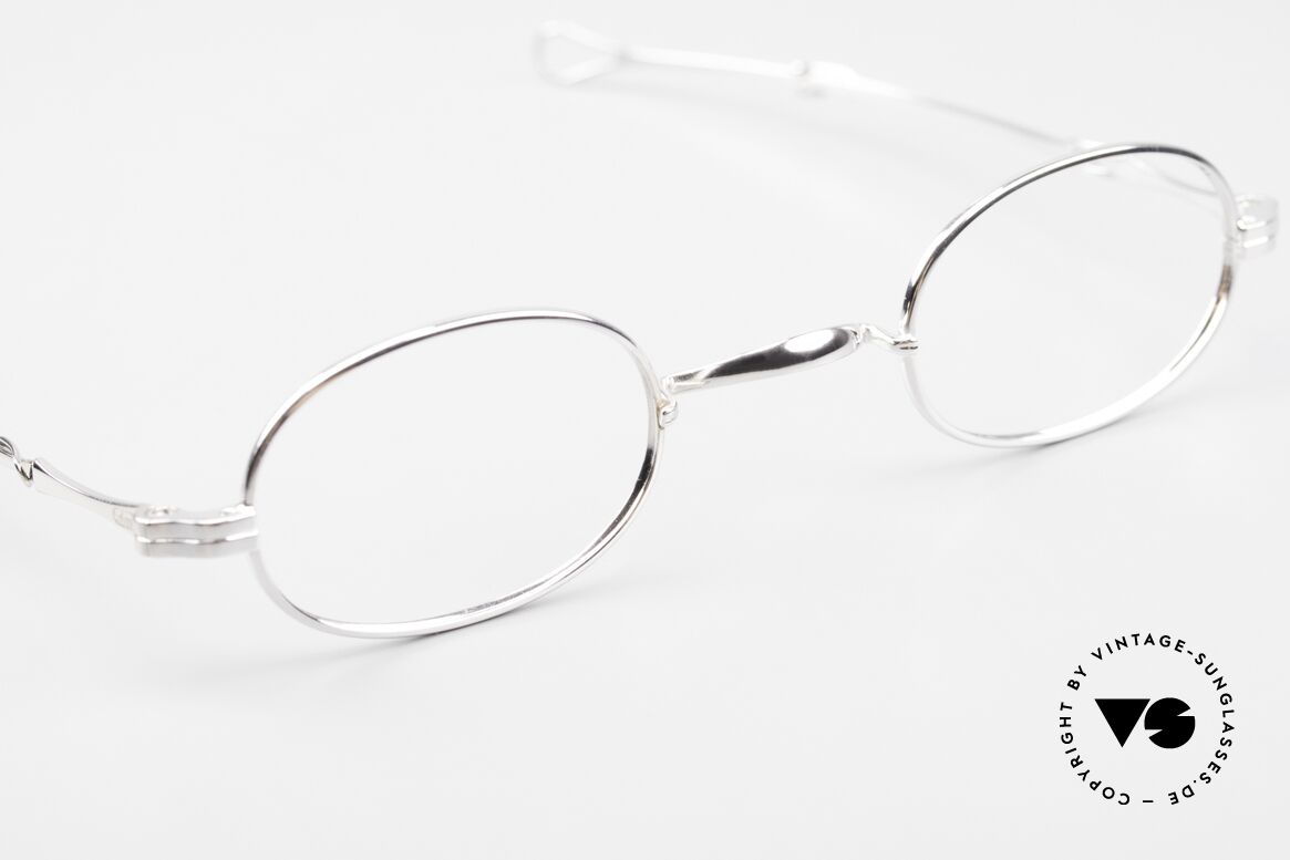 Lunor I 08 Telescopic Vintage Brille Platin Plattiert, ein ca. 20 Jahre altes, ungetragenes LUNOR Original!, Passend für Herren und Damen
