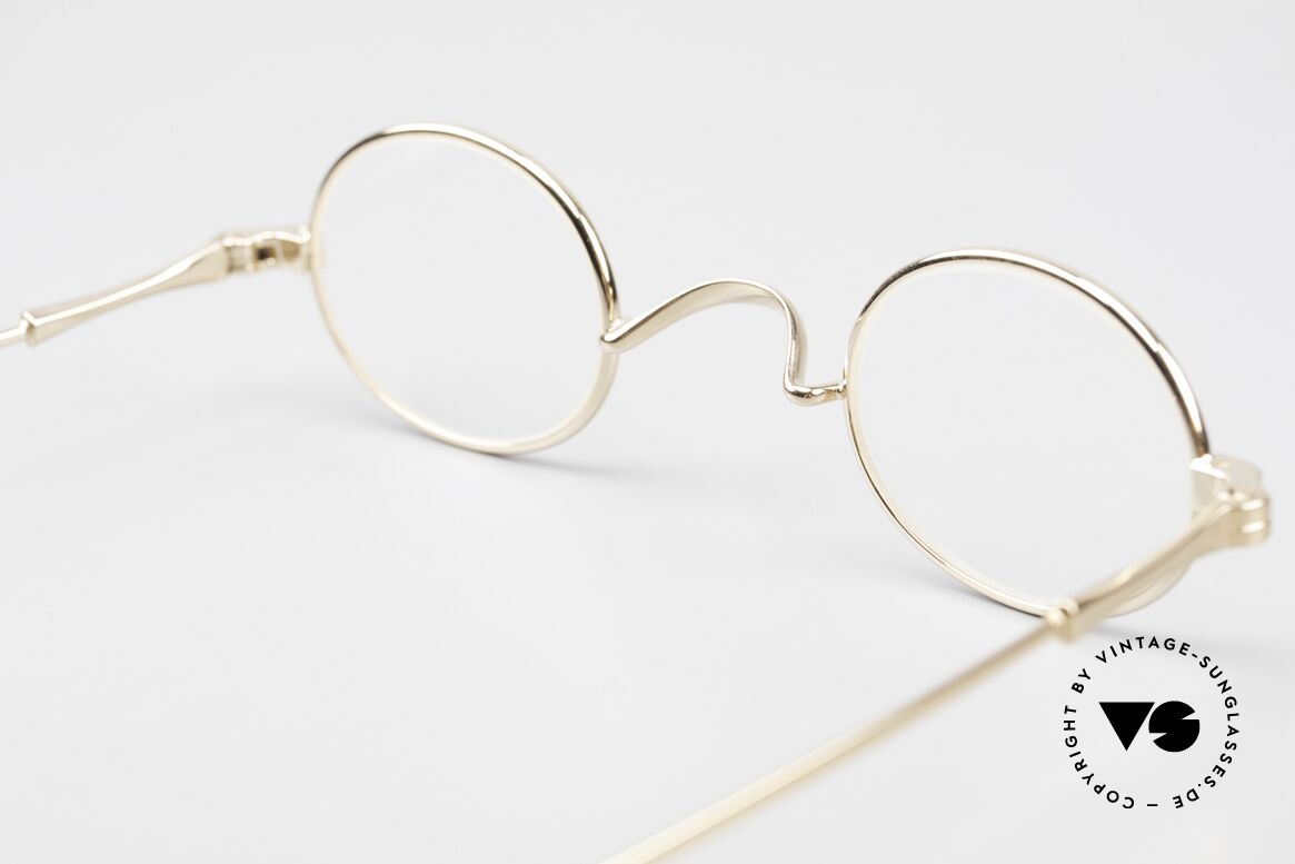 Lunor II 04 Ovale XS Brille Gold Plated, Größe: extra small, Passend für Herren und Damen