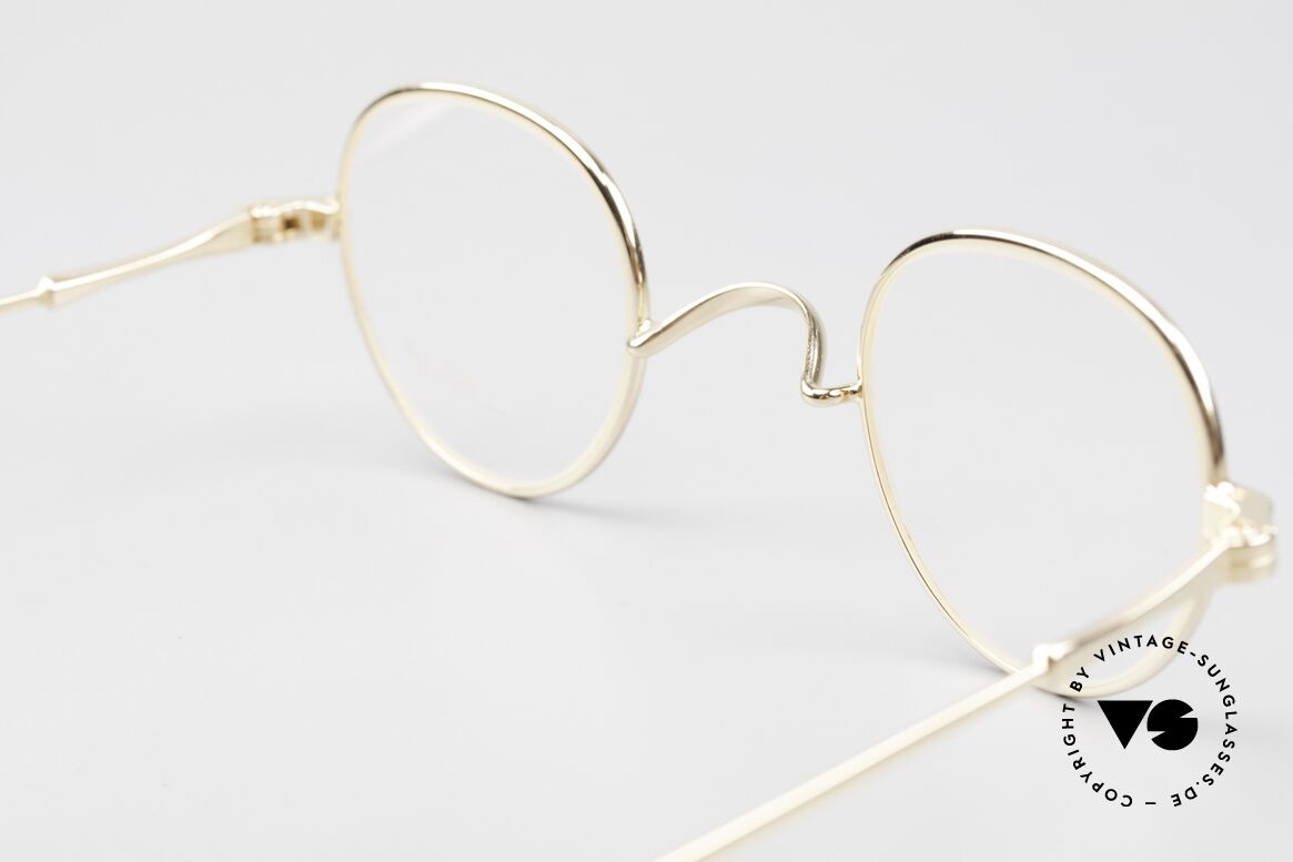Lunor II 15 Alte Panto Brille Gold Plated, Größe: small, Passend für Herren und Damen