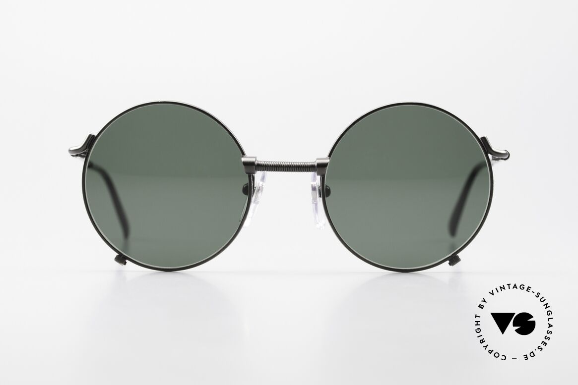 Jean Paul Gaultier 55-7162 Runde Vintage Sonnenbrille, alte 1990er Jahre Brille von Jean Paul Gaultier, Passend für Herren und Damen