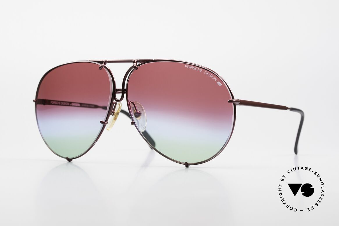 Porsche 5623 Sammlerbrille 80er Einzelstück, PORSCHE Design by CARRERA Sonnenbrille von 1987, Passend für Herren und Damen