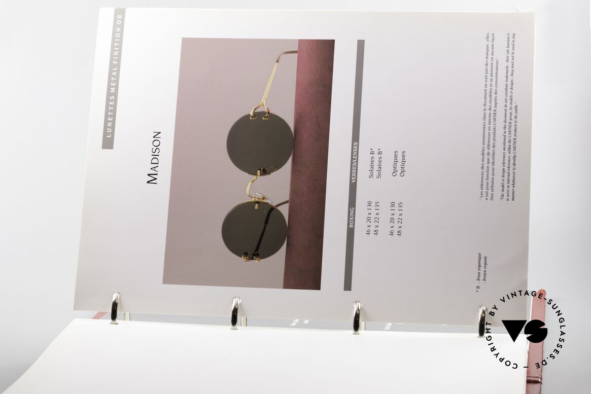 Cartier_ Catalog Katalog Cartier Lunettes, Größe: extra large, Passend für Herren und Damen