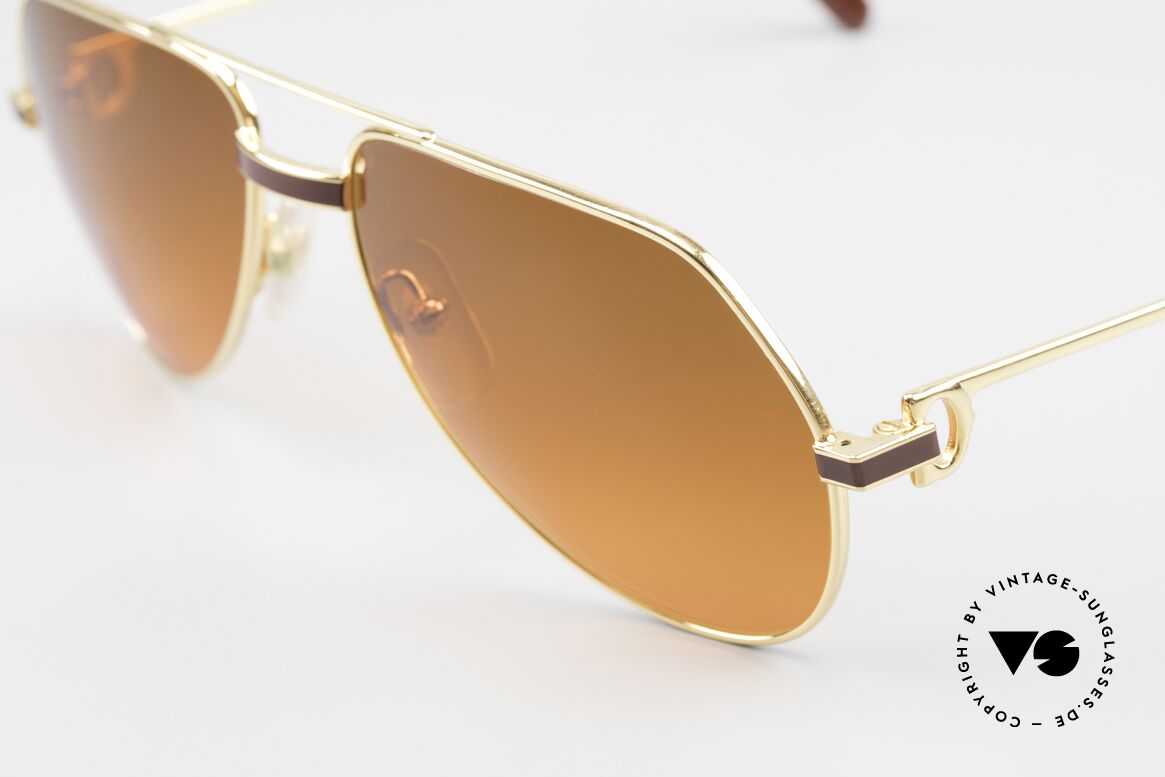 Cartier Vendome Laque - S Rare 80er Luxus Sonnenbrille, mit extrem seltenen customized CR39 Gläsern, 100% UV, Passend für Herren und Damen