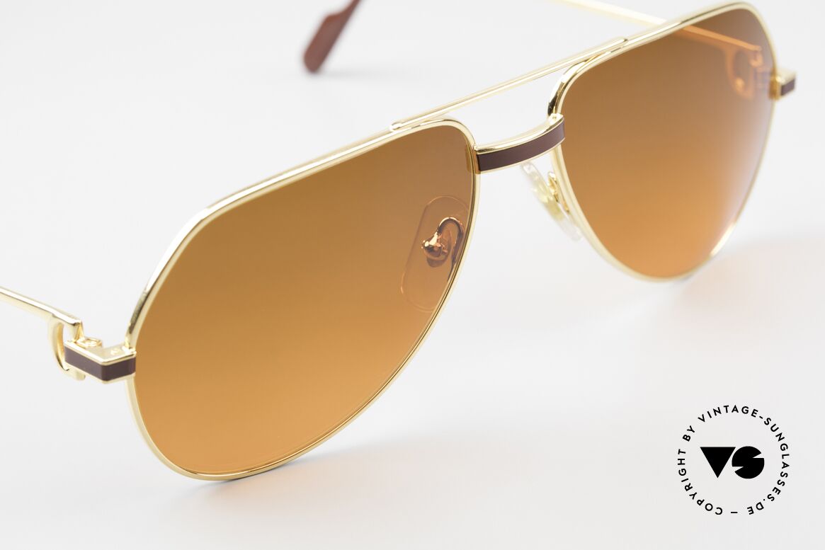 Cartier Vendome Laque - S Rare 80er Luxus Sonnenbrille, toller Farbverlauf wie ein Sonnenuntergang / Abendrot, Passend für Herren und Damen