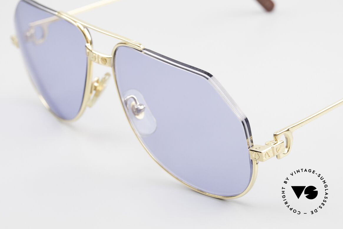 Cartier Vendome Santos - S Einzelstück Nylor Und Gold, dadurch wird die Brille leichter und sieht origineller aus, Passend für Herren