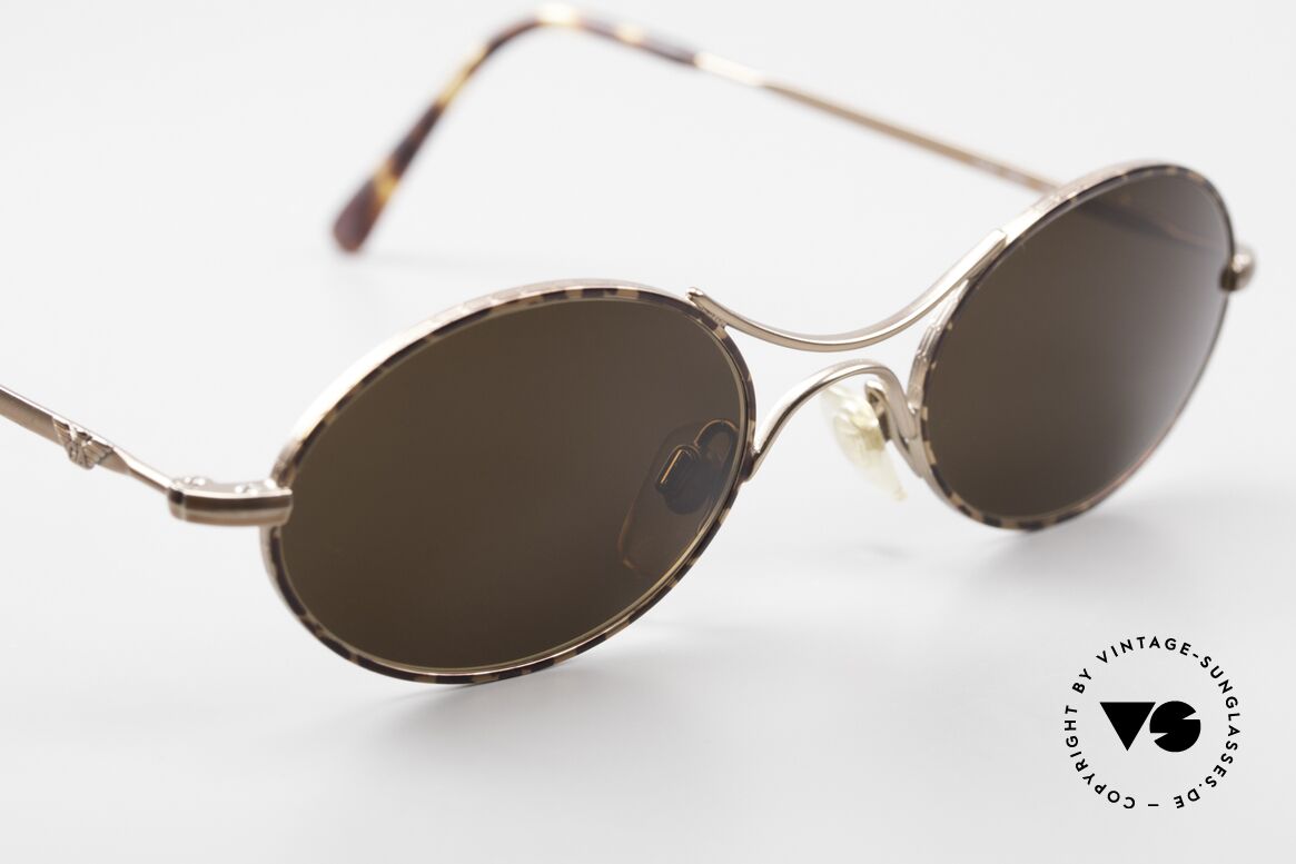 Giorgio Armani EA044 Nachfolger Schubert Brille, sehr puristisch: einfache 'Drahtbrille' mit einem X-Steg, Passend für Herren und Damen