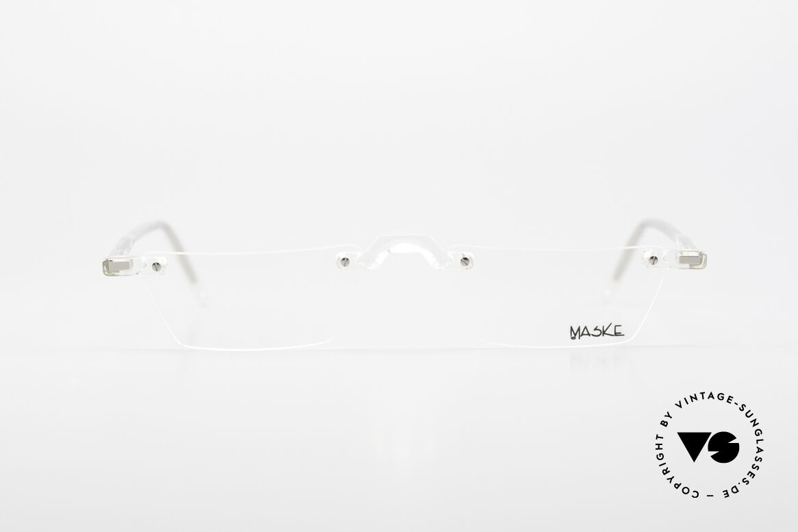 Design Maske Berlin Alpha 8 Alte 90er LeseBrille Unisex, Design Maske Berlin: Brillen wie es sie noch nie gab, Passend für Herren und Damen