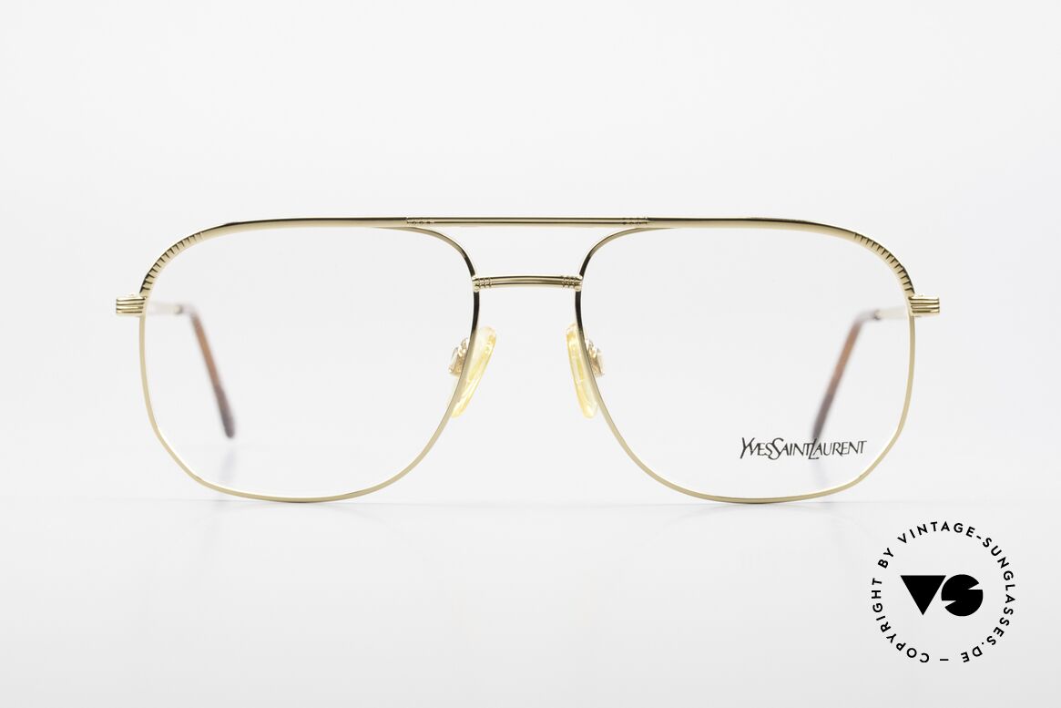 Yves Saint Laurent 4008 80er YSL Herren Brille Aviator, pure Eleganz von Yves Saint Laurent, Frankreich, Passend für Herren