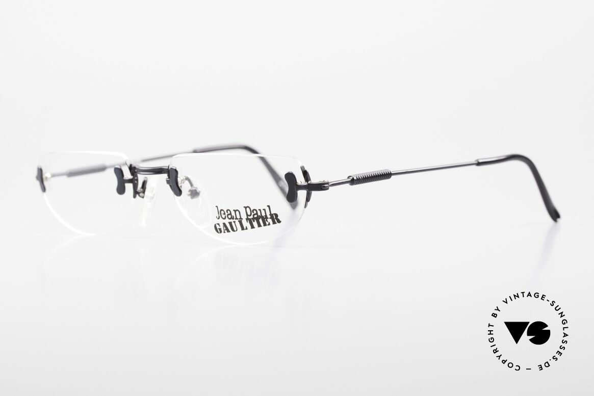 Jean Paul Gaultier 55-0174 Randlose 90er Designerbrille, ungetragenes Unikat (wie all unsere vintage Gaultiers), Passend für Herren und Damen
