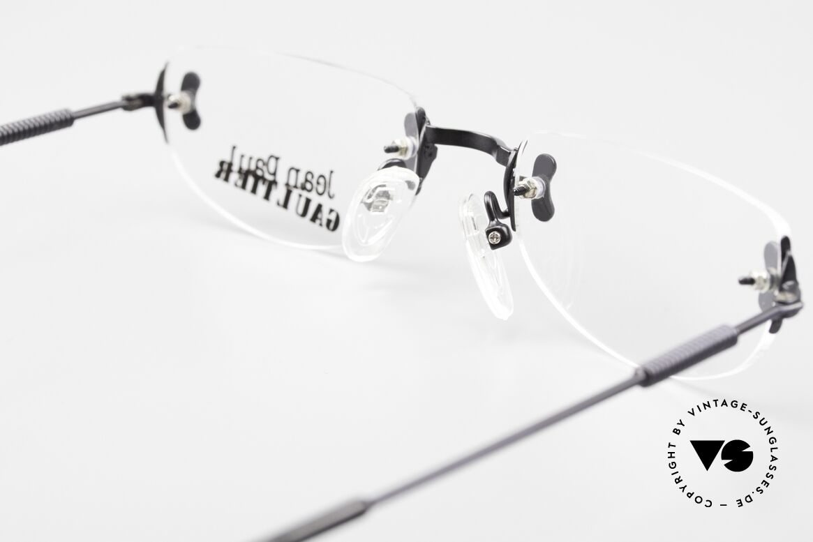 Jean Paul Gaultier 55-0174 Randlose 90er Designerbrille, Größe: medium, Passend für Herren und Damen