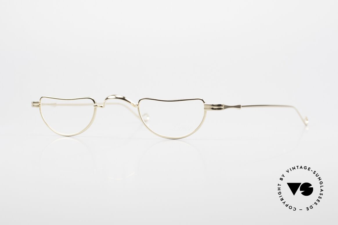 Lunor II 07 Unisex Lesebrille Vergoldet, klassische, zeitlose 90er Lesebrille GP: Gold-Plated, Passend für Herren und Damen