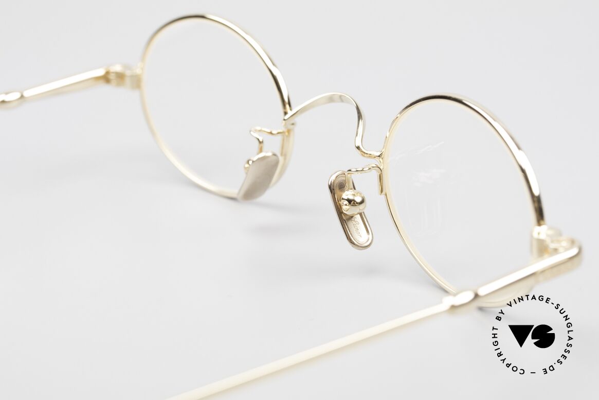 Lunor V 101 Kleine Ovale Brille Vergoldet, Größe: small, Passend für Herren und Damen