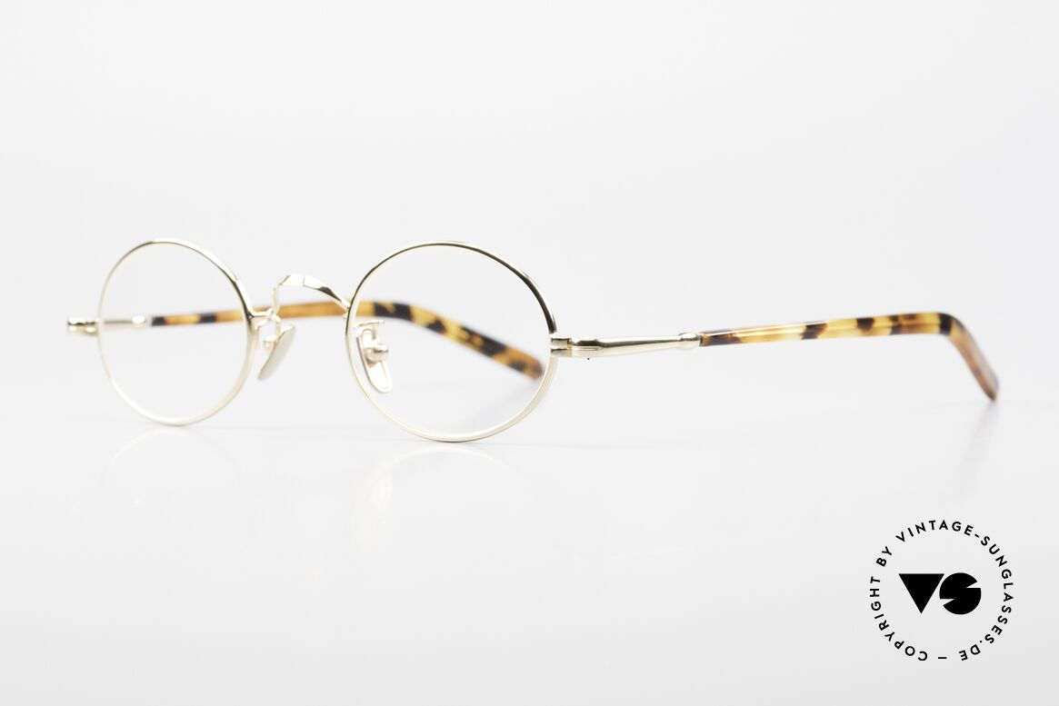 Lunor VA 100 Ovale Lunor Brille Vergoldet, Lunor ist ehrliches Handwerk mit Liebe zum Detail, Passend für Herren und Damen