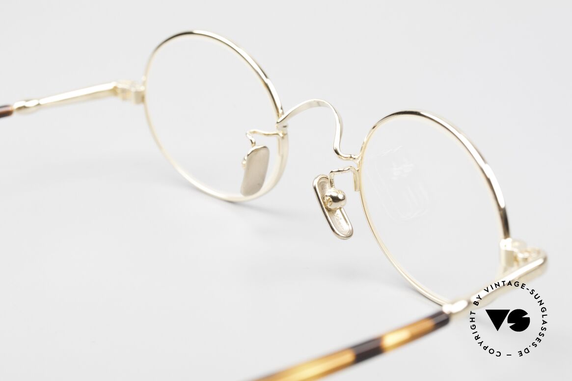 Lunor VA 100 Ovale Lunor Brille Vergoldet, Größe: medium, Passend für Herren und Damen