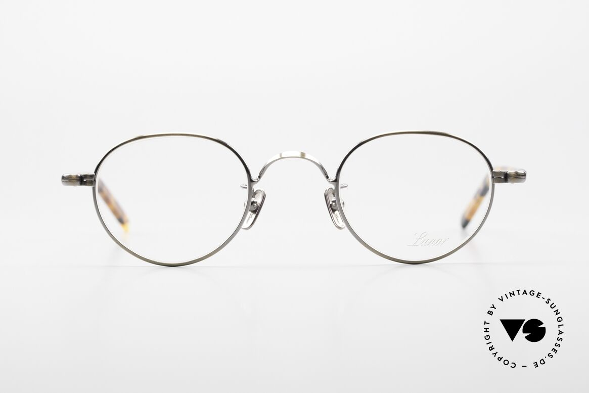 Lunor VA 107 Panto Stil Brille Antik Gold, Lunor ist ehrliches Handwerk mit Liebe zum Detail, Passend für Herren und Damen